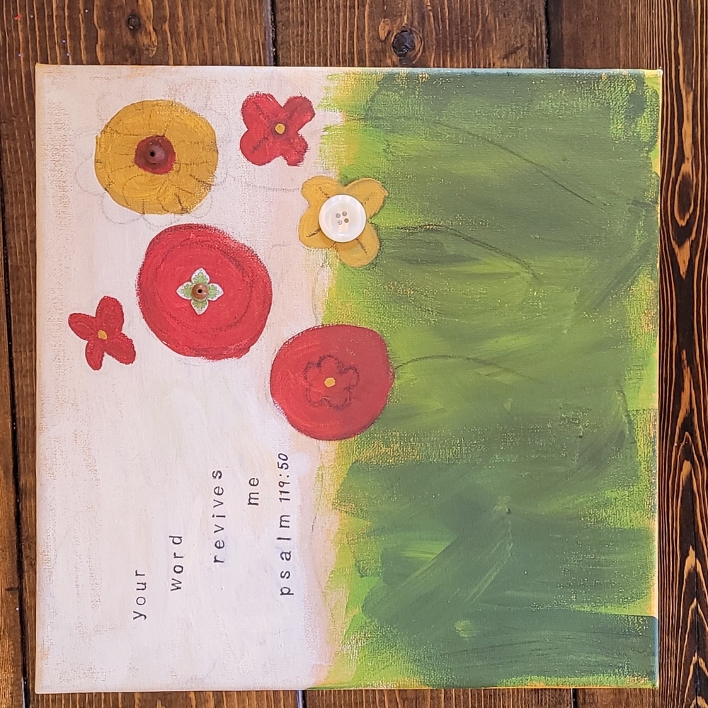 Handcrafted acrylic painting